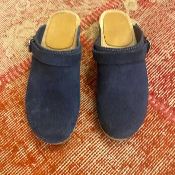 Mia Swedish clogs size 40 Blue Suede - Picture 3 of 6